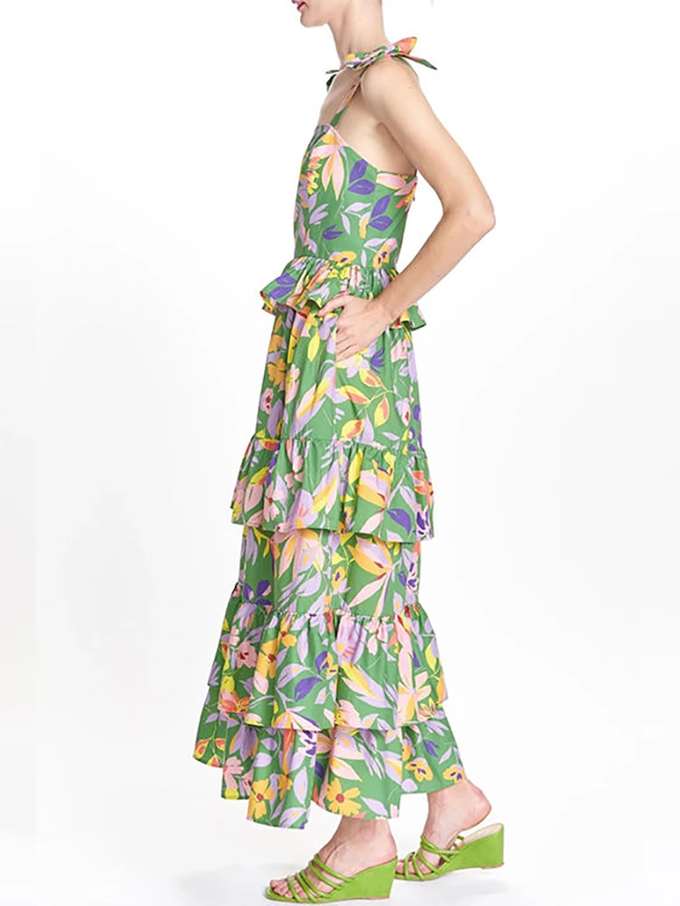 Aestas Stratum apud Long Dress Pleated